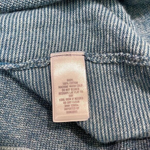 𝅺BONOBOS Slim Lightweight Feeder Stripe Crewneck Pullover Sweater Sz XL - Picture 14 of 15